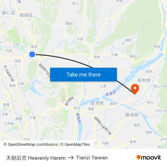 天朝后宮 Heavenly Harem to Tianzi Taiwan map