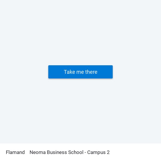 Flamand to Neoma Business School - Campus 2 map