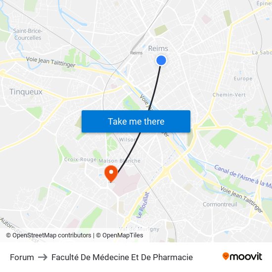 Forum to Faculté De Médecine Et De Pharmacie map