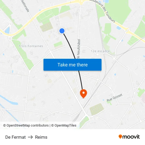 De Fermat to Reims map