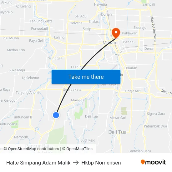 Halte Simpang Adam Malik to Hkbp Nomensen map