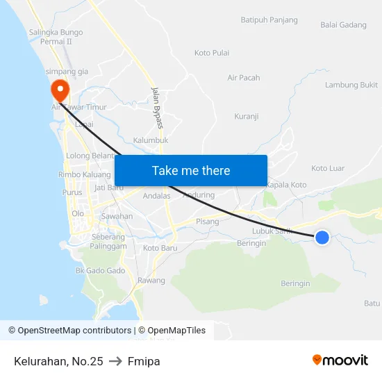 Kelurahan, No.25 to Fmipa map