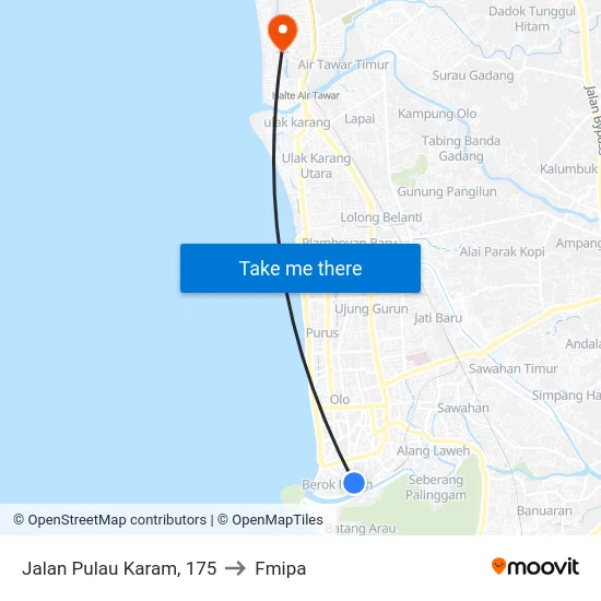Jalan Pulau Karam, 175 to Fmipa map