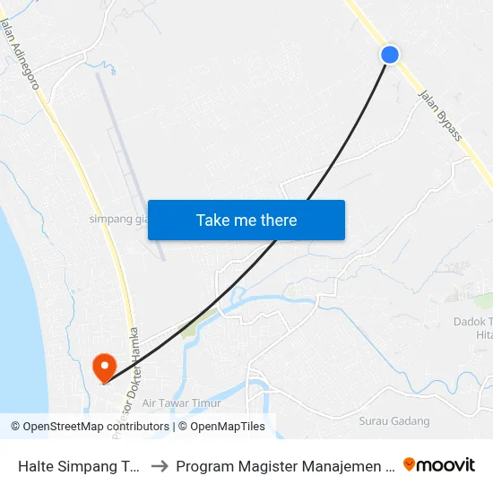 Halte Simpang Tvri I to Program Magister Manajemen Unp map