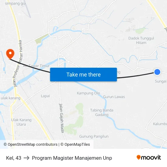 Kel, 43 to Program Magister Manajemen Unp map