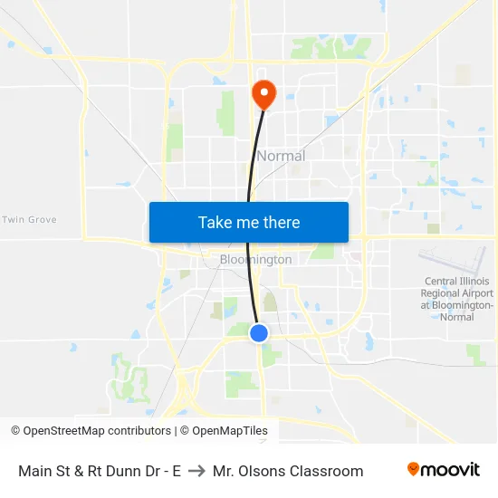Main St & Rt Dunn Dr - E to Mr. Olsons Classroom map