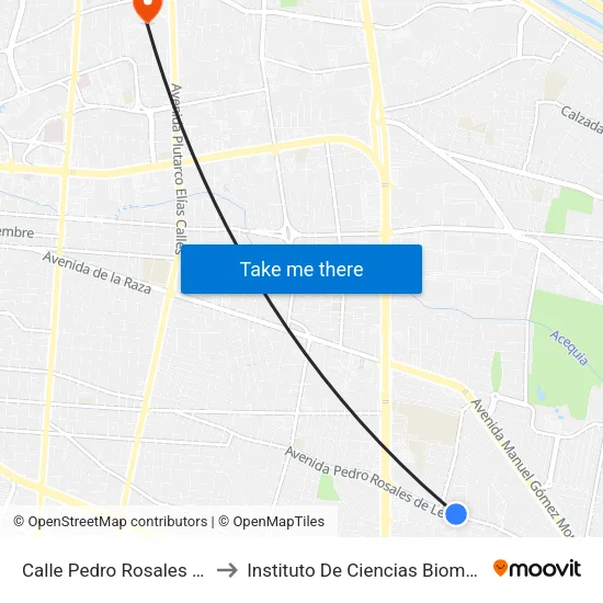 Calle Pedro Rosales De León, 7517 to Instituto De Ciencias Biomédicas (Icb - Uacj) map