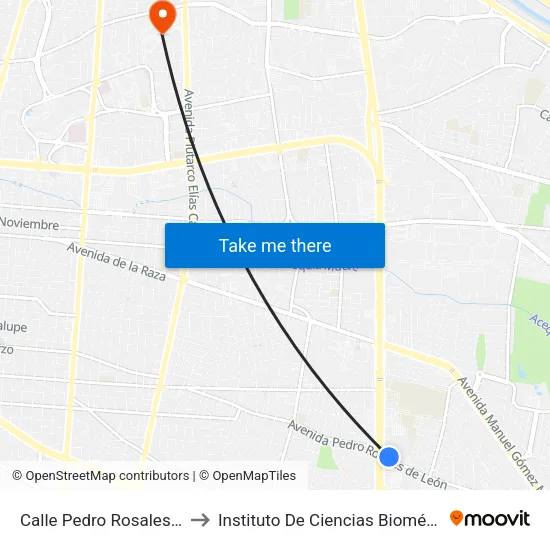 Calle Pedro Rosales De León, 18 to Instituto De Ciencias Biomédicas (Icb - Uacj) map