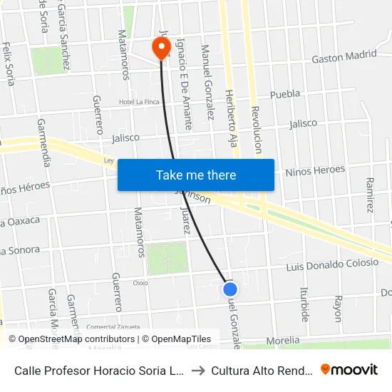 Calle Profesor Horacio Soria Larrea, 159a to Cultura Alto Rendimiento map