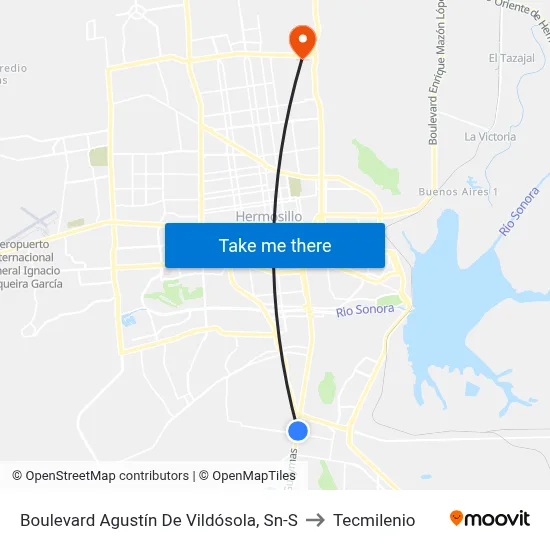 Boulevard Agustín De Vildósola, Sn-S to Tecmilenio map