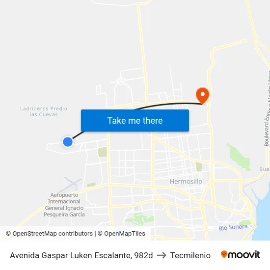Avenida Gaspar Luken Escalante, 982d to Tecmilenio map