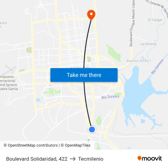 Boulevard Solidaridad, 422 to Tecmilenio map