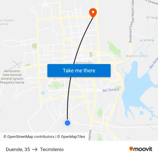 Duende, 35 to Tecmilenio map