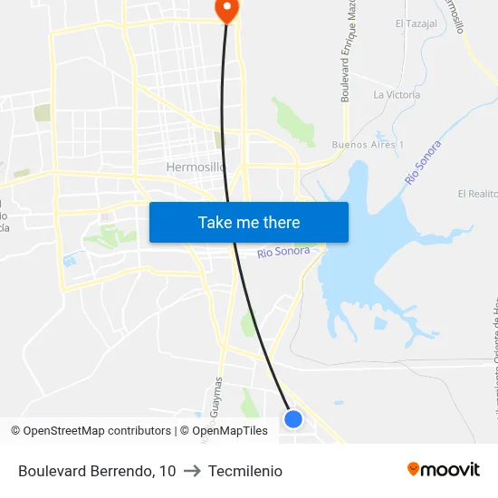 Boulevard Berrendo, 10 to Tecmilenio map