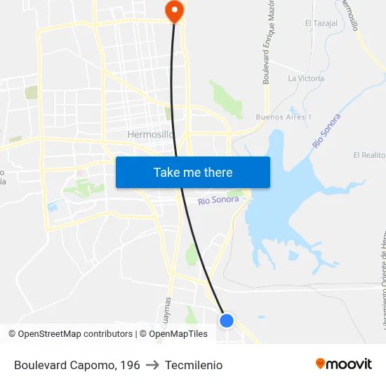 Boulevard Capomo, 196 to Tecmilenio map