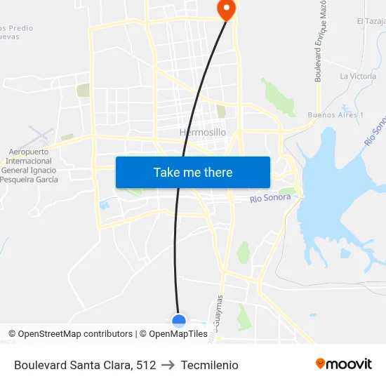 Boulevard Santa Clara, 512 to Tecmilenio map