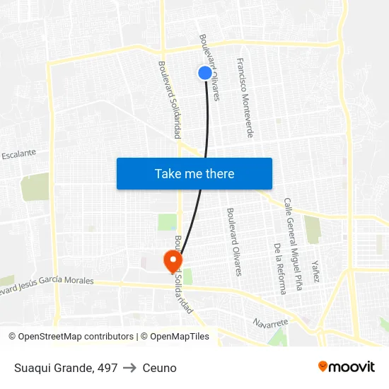 Suaqui Grande, 497 to Ceuno map