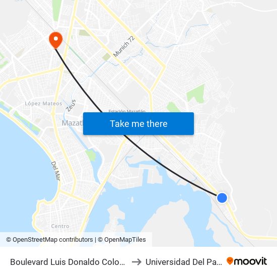 Boulevard Luis Donaldo Colosio Murrieta, Sn-S to Universidad Del Pacífico Norte map