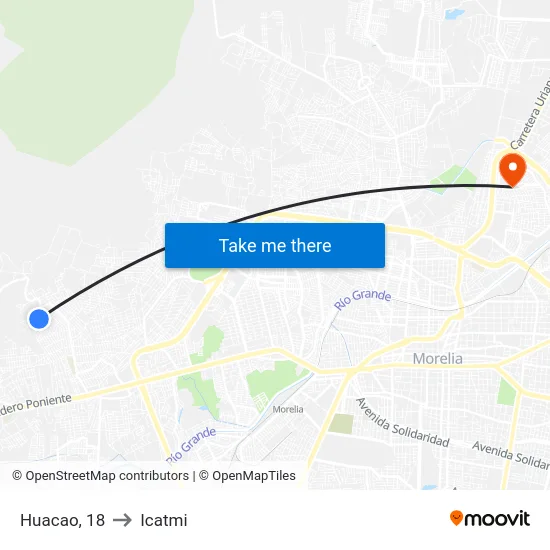 Huacao, 18 to Icatmi map