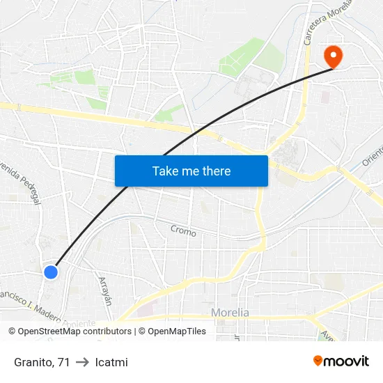 Granito, 71 to Icatmi map