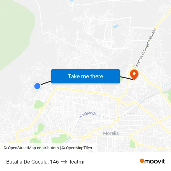 Batalla De Cocula, 146 to Icatmi map