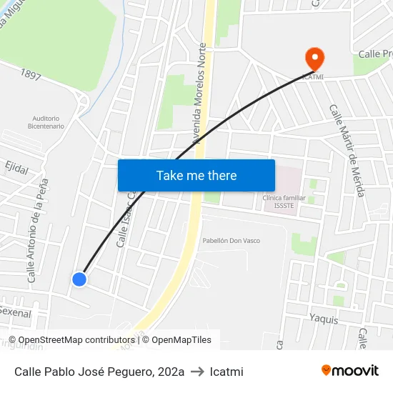 Calle Pablo José Peguero, 202a to Icatmi map