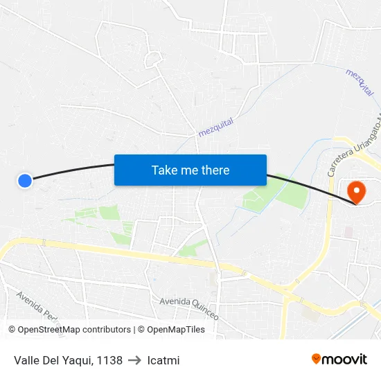 Valle Del Yaqui, 1138 to Icatmi map