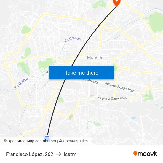 Francisco López, 262 to Icatmi map