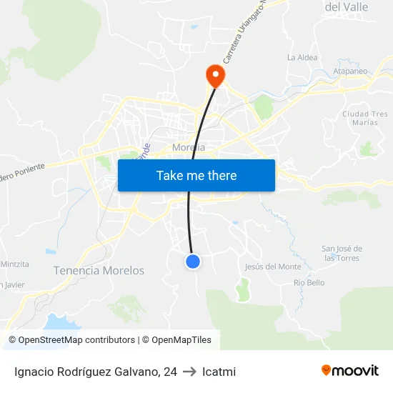 Ignacio Rodríguez Galvano, 24 to Icatmi map