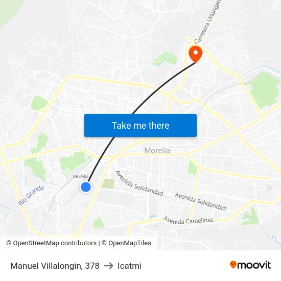 Manuel Villalongin, 378 to Icatmi map