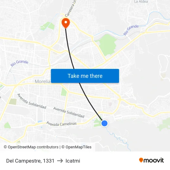 Del Campestre, 1331 to Icatmi map