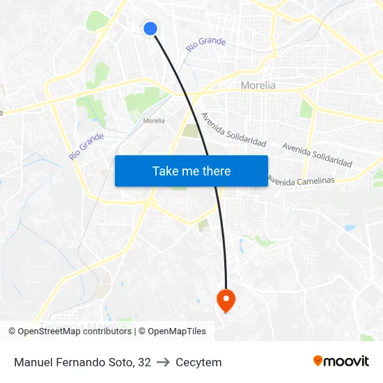 Manuel Fernando Soto, 32 to Cecytem map
