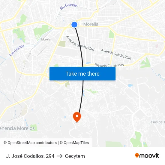 J. José Codallos, 294 to Cecytem map