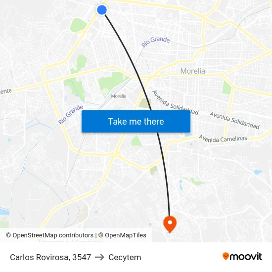 Carlos Rovirosa, 3547 to Cecytem map