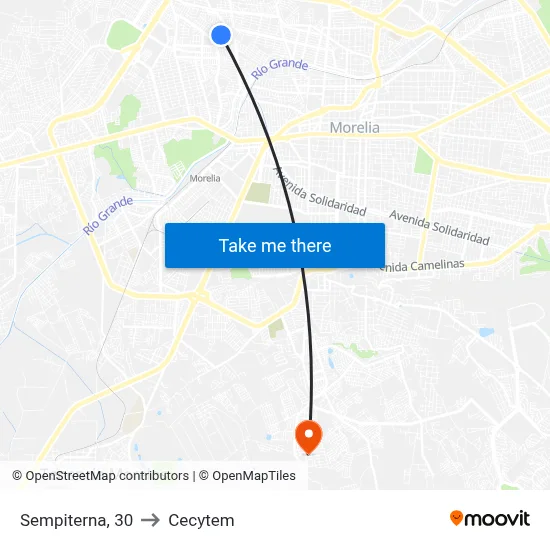 Sempiterna, 30 to Cecytem map