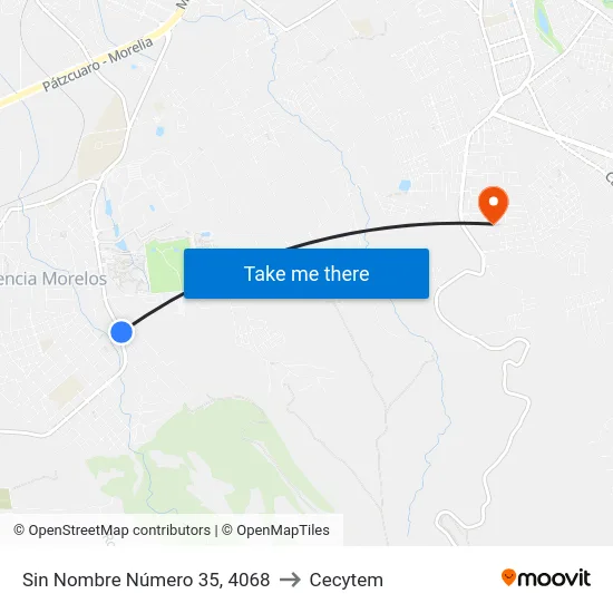 Sin Nombre Número 35, 4068 to Cecytem map