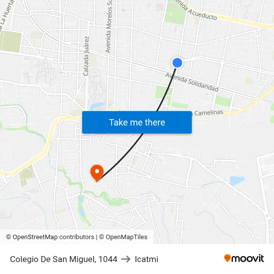 Colegio De San Miguel, 1044 to Icatmi map