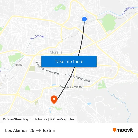 Los Alamos, 26 to Icatmi map