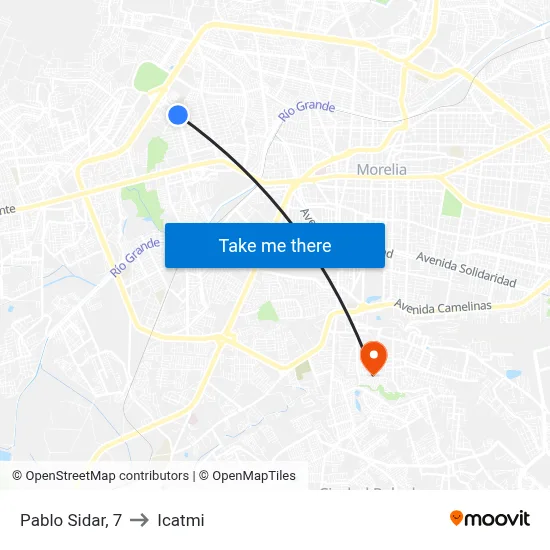 Pablo Sidar, 7 to Icatmi map