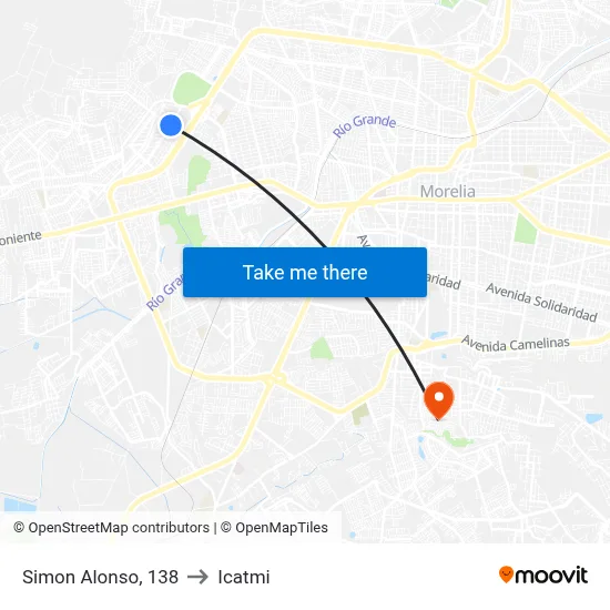 Simon Alonso, 138 to Icatmi map