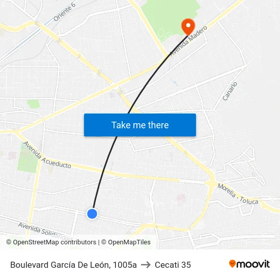 Boulevard García De León, 1005a to Cecati 35 map