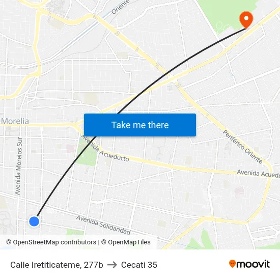 Calle Iretiticateme, 277b to Cecati 35 map