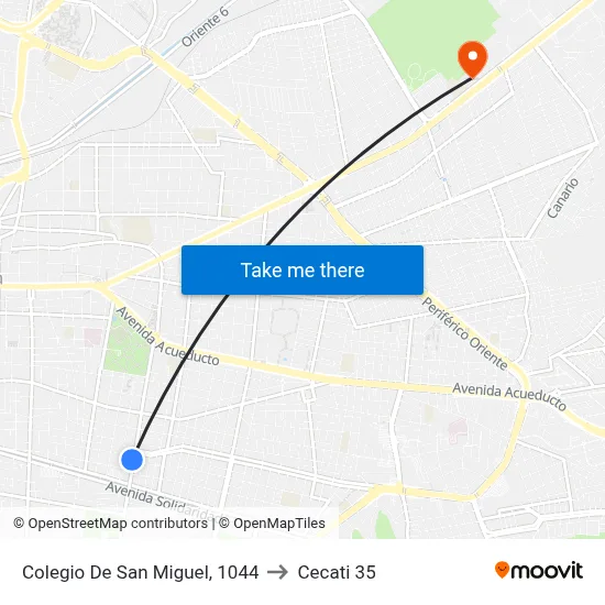 Colegio De San Miguel, 1044 to Cecati 35 map