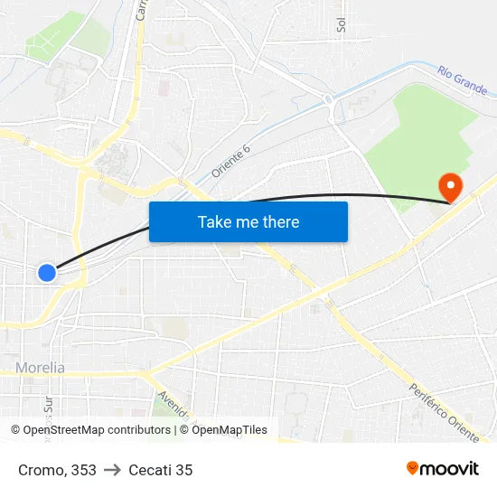 Cromo, 353 to Cecati 35 map