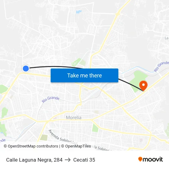 Calle Laguna Negra, 284 to Cecati 35 map