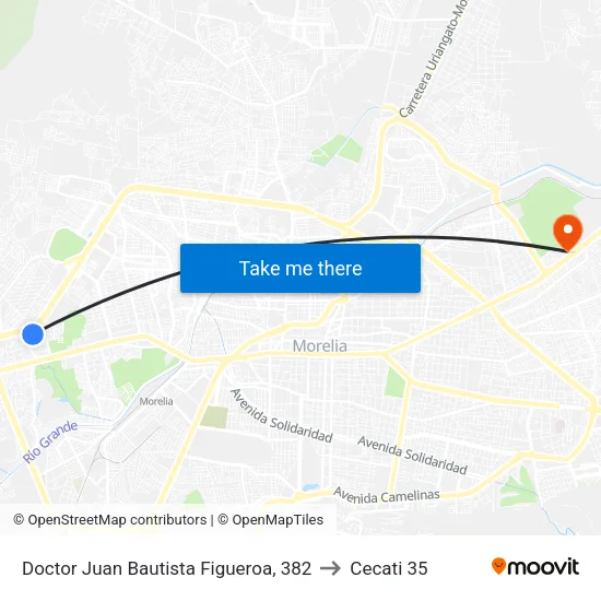 Doctor Juan Bautista Figueroa, 382 to Cecati 35 map