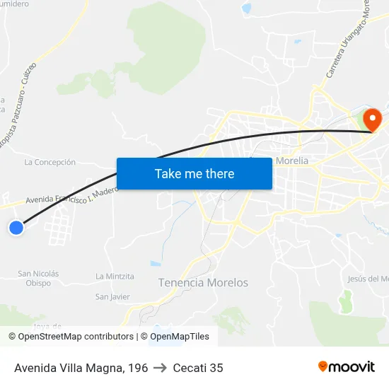 Avenida Villa Magna, 196 to Cecati 35 map