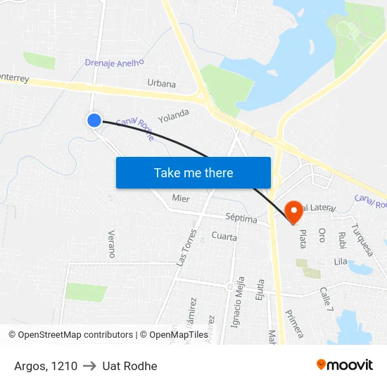 Argos, 1210 to Uat Rodhe map