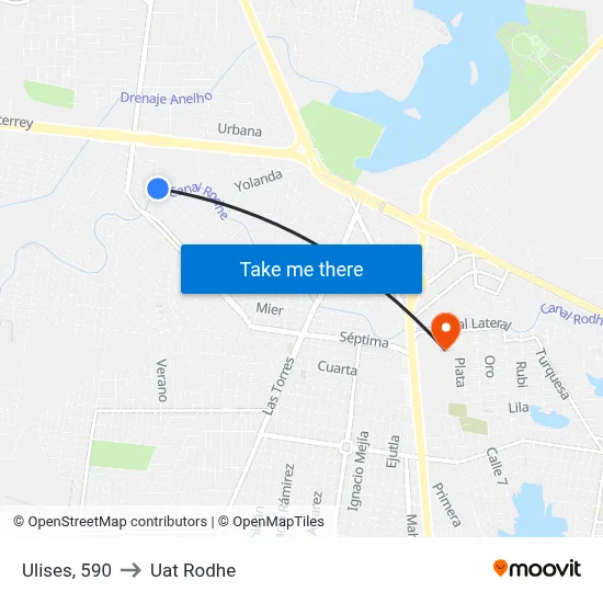 Ulises, 590 to Uat Rodhe map