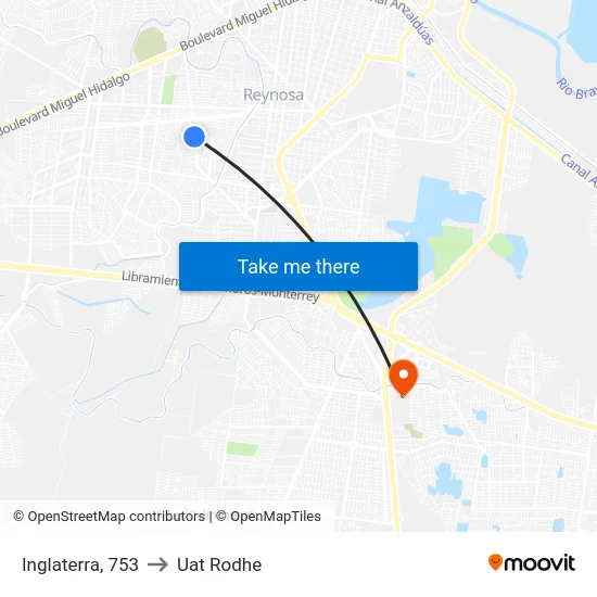 Inglaterra, 753 to Uat Rodhe map